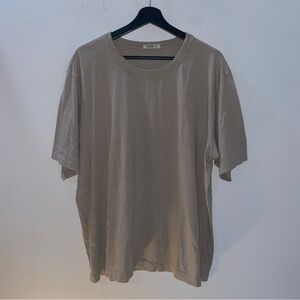 Men’s Buck Mason Essential Crew Neck Short Sleeve Tee Shirt Size XL Beige